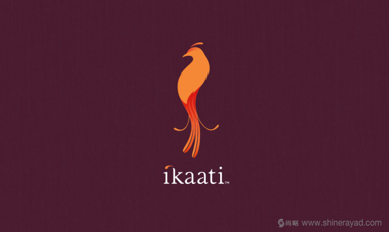 I印尼 kaati 有機茶花茶鳥類標志設(shè)計-上海標志設(shè)計公司1