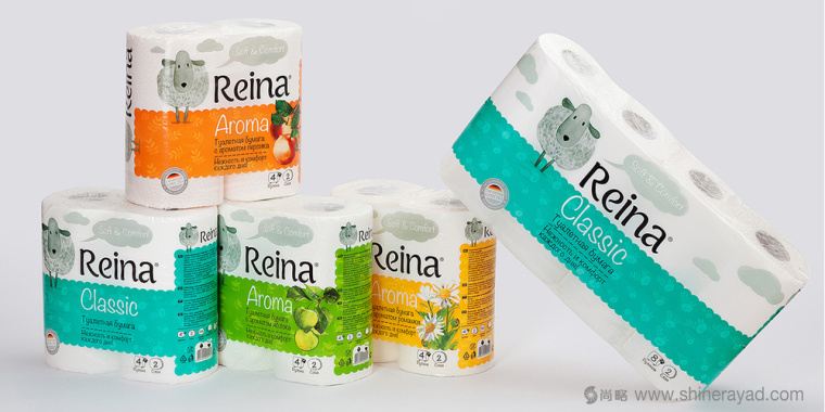 Reina 小綿羊系列餐巾紙衛(wèi)生紙包裝設(shè)計(jì)-上海包裝設(shè)計(jì)公司--上海品牌策劃設(shè)計(jì)公司2