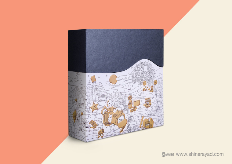 線條插畫設(shè)計風(fēng)格 MVV 月餅包裝設(shè)計-上海包裝設(shè)計公司6