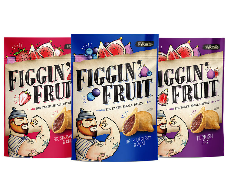 Figgin’ Fruit 無花果餅干包裝設(shè)計船長人物水果插畫設(shè)計篇-上海食品包裝設(shè)計公司1