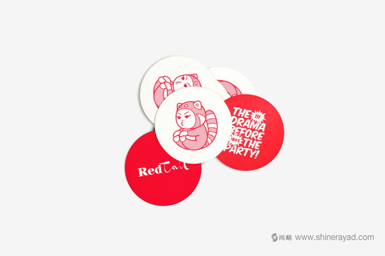 Red Tail 紅尾酒吧logo設(shè)計(jì)、吉祥物設(shè)計(jì)、VI設(shè)計(jì)、品牌形象設(shè)計(jì)-上海品牌設(shè)計(jì)公司