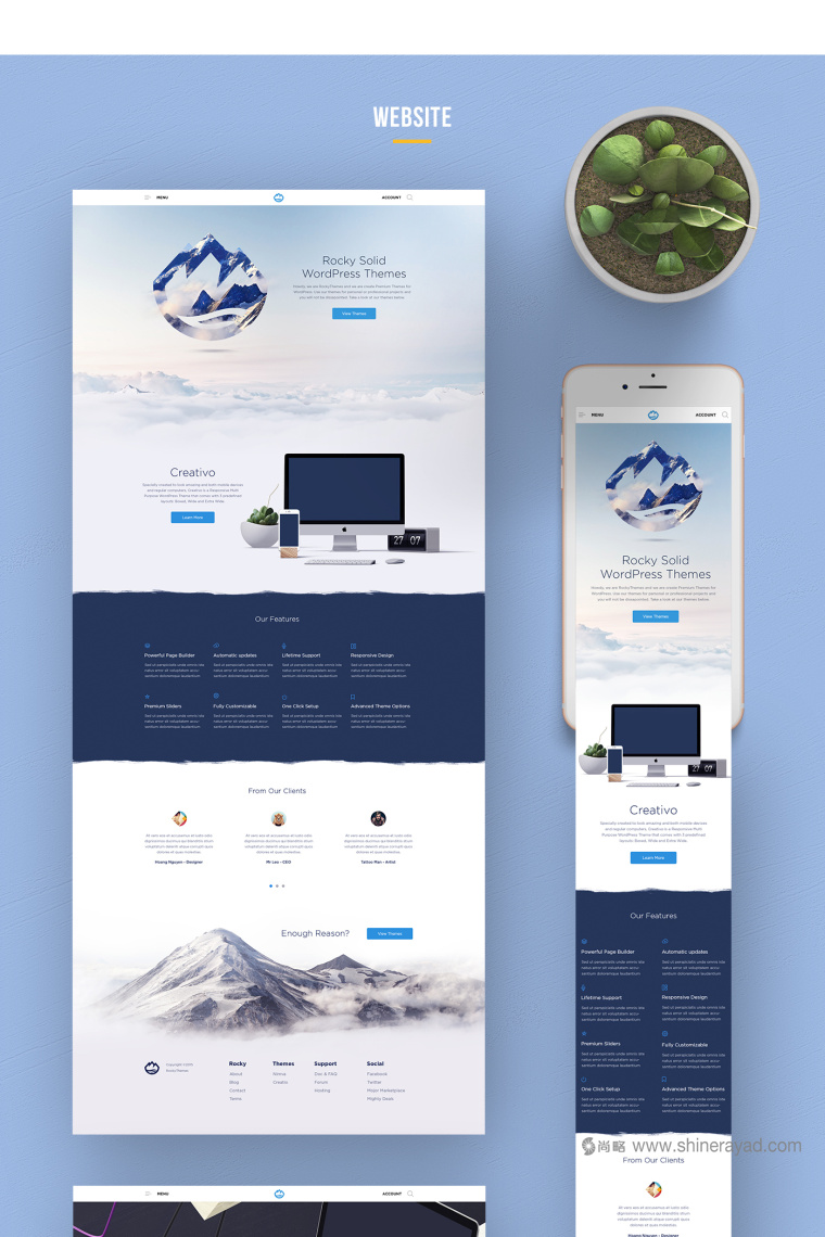 RockyThemes 橋梁建筑設(shè)計(jì)公司logo設(shè)計(jì)網(wǎng)站設(shè)計(jì)