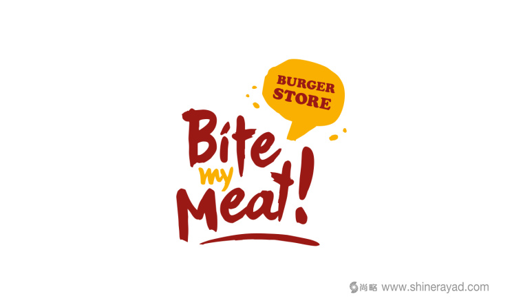 Bite My Meat 漢堡概念餐廳品牌VI視覺形象設(shè)計“女性身體篇”-上海品牌設(shè)計公司
