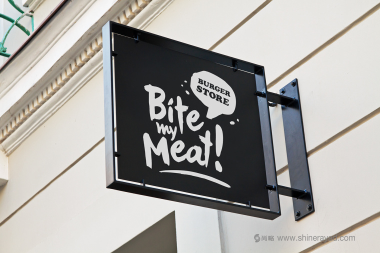 Bite My Meat 漢堡概念餐廳品牌VI視覺形象設(shè)計“女性身體篇”-上海品牌設(shè)計公司