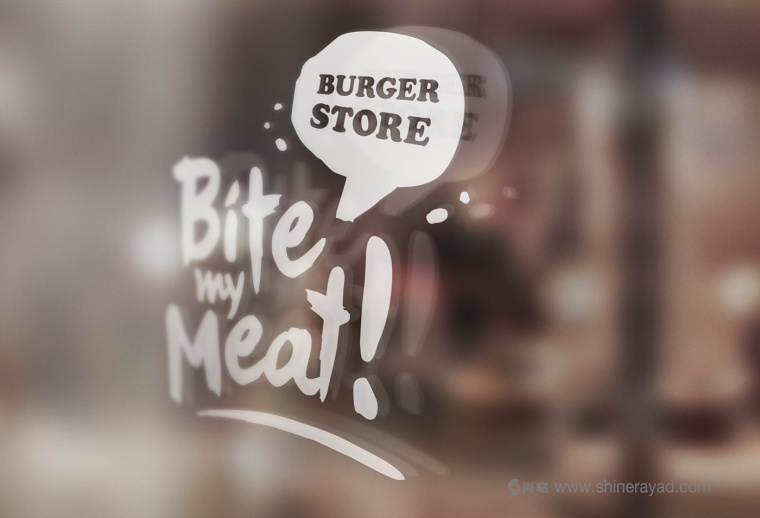 Bite My Meat 漢堡概念餐廳品牌VI視覺形象設(shè)計“女性身體篇”-上海品牌設(shè)計公司
