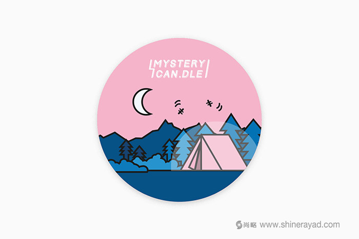 上海包裝設(shè)計公司分享Mystery Can 夏季系列蠟燭包裝設(shè)計插畫設(shè)計靈感