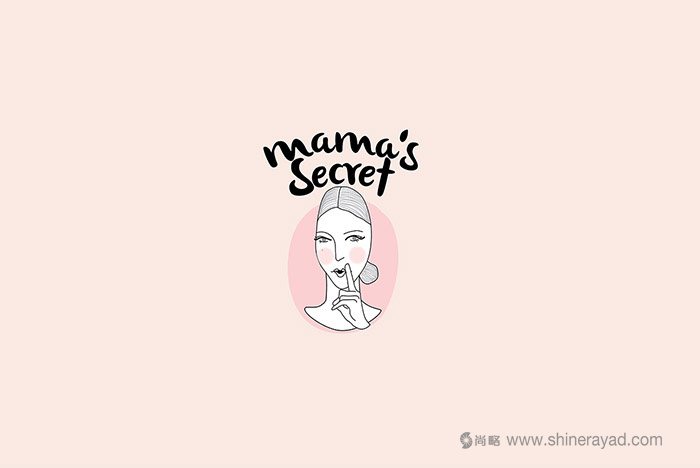 Mama’s secret 媽媽的秘密女性身體護理產(chǎn)品化妝品logo設計-上海logo設計公司 Mama’s secret 媽媽的秘密女性身體護理產(chǎn)品化妝品logo設計-上海logo設計公司