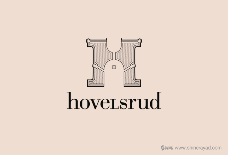 Hovelsrud 度假莊園酒店LOGO設(shè)計-上海酒店LOGO設(shè)計公司欣賞1