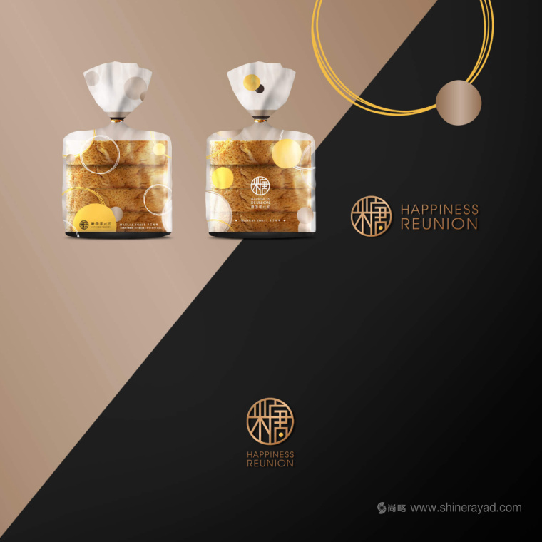 糖圓圓糕點吐司食品品牌設(shè)計logo設(shè)計-上海食品logo設(shè)計公司