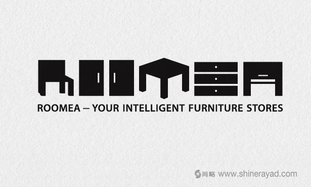 Roomea家具賣場(chǎng)創(chuàng)意LOGO設(shè)計(jì)-20個(gè)絕佳創(chuàng)意Logo設(shè)計(jì)靈感-上海logo設(shè)計(jì)公司