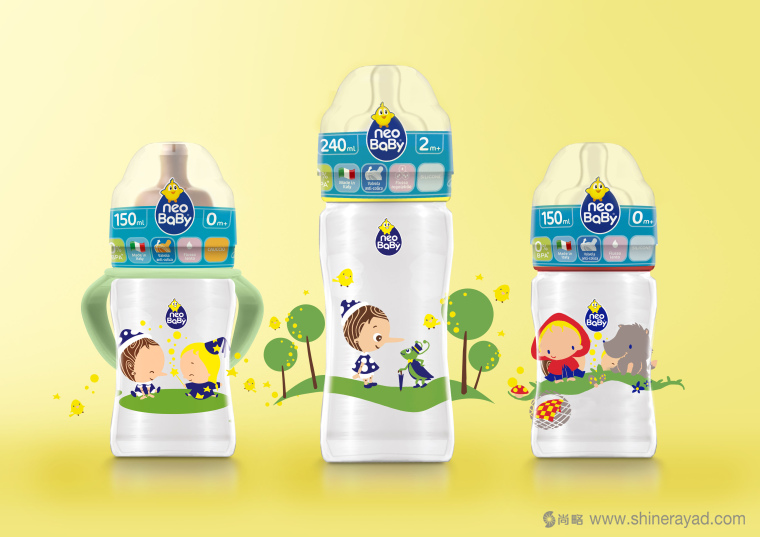 Neo Baby 嬰兒產(chǎn)品嬰兒用品包裝設(shè)計(jì)插畫設(shè)計(jì)-上海包裝設(shè)計(jì)公司