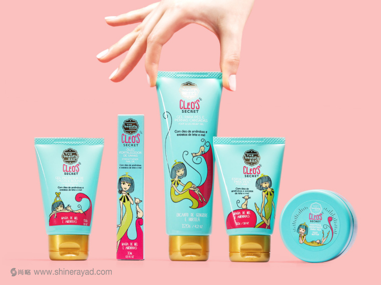 CLEO’S SECRET手腳護理化妝品系列產(chǎn)品包裝設(shè)計-上海包裝設(shè)計公司 CLEO’S SECRET手腳護理化妝品系列產(chǎn)品包裝設(shè)計-上海包裝設(shè)計公司