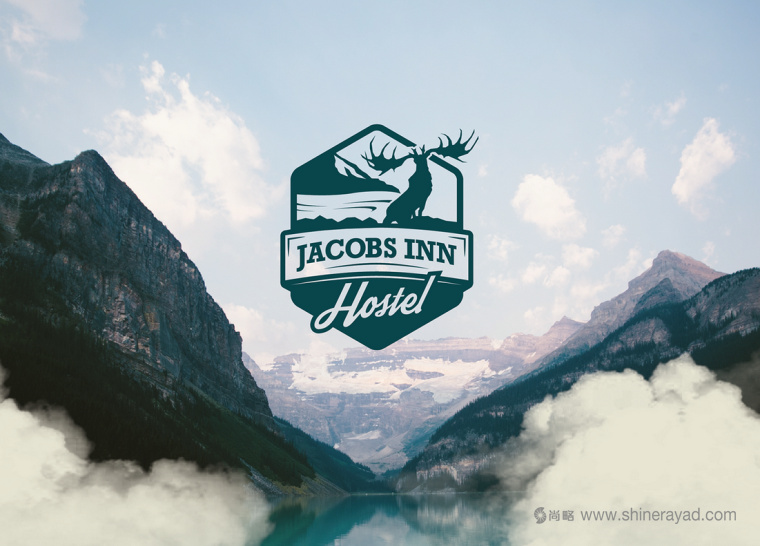上海品牌設(shè)計公司-上海LOGO設(shè)計公司-Jacobs Inn 旅館酒店裝飾性LOGO設(shè)計
