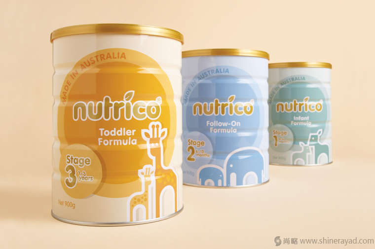 上海包裝設(shè)計(jì)公司-NUTRICO 嬰兒奶粉包裝設(shè)計(jì)“母子篇”1