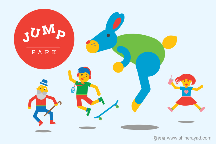 上海品牌形象設(shè)計(jì)公司-Jump Park 兒童樂(lè)園幼兒園品牌VI視覺(jué)識(shí)別形象設(shè)計(jì)1