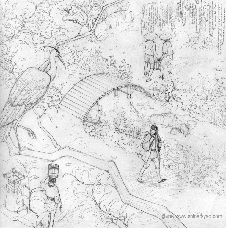 日本旅行故事插畫(huà)設(shè)計(jì)欣賞-上海品牌形象設(shè)計(jì)公司6