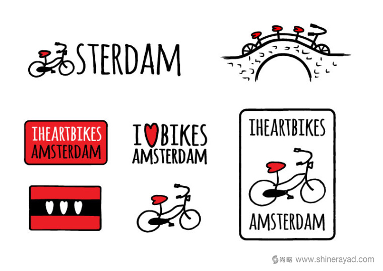 IHEARTBIKES 自行車租賃公司品牌VI形象設(shè)計(jì)-上海VI設(shè)計(jì)-上海品牌形象設(shè)計(jì)公司2