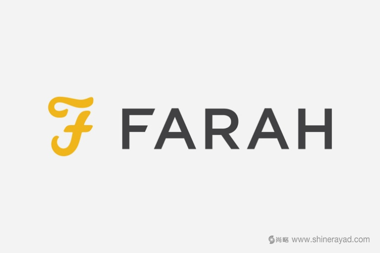 法國 Farah 男裝品牌logo設(shè)計-上海服裝logo設(shè)計公司1 法國 Farah 男裝品牌logo設(shè)計-上海服裝logo設(shè)計公司1