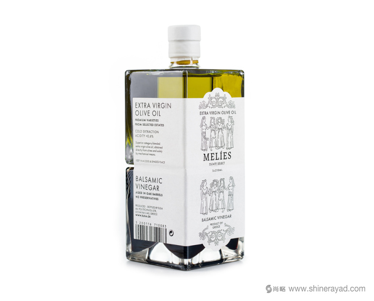 MELIES 梅里愛橄欖油食用醋套裝包裝設(shè)計-上海包裝設(shè)計公司國外設(shè)計欣賞2