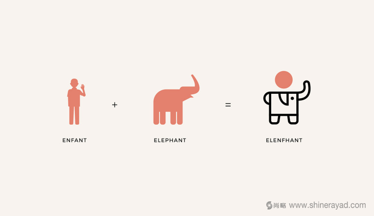 小象風(fēng)格 Elenfhant 兒童在線精品店電商logo設(shè)計-上海logo設(shè)計公司1