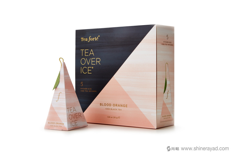 Tea Forté 福泰茶冰茶金字塔包裝設(shè)計(jì)-上海包裝設(shè)計(jì)公司1