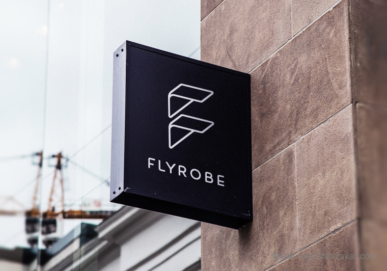 Flyrobe 時(shí)裝定制設(shè)計(jì)品牌logo設(shè)計(jì)-上海服裝logo設(shè)計(jì)公司