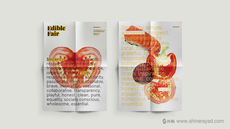 EdibleFair 有機農(nóng)產(chǎn)品品牌形象設計-上海品牌設計公司1 EdibleFair 有機農(nóng)產(chǎn)品品牌形象設計-上海品牌設計公司1