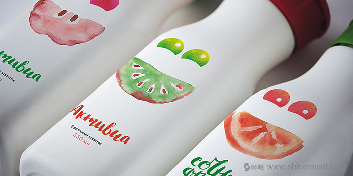 水彩手繪水果插畫設(shè)計akmubua 果汁飲料飲品包裝設(shè)計-上海包裝設(shè)計公司1