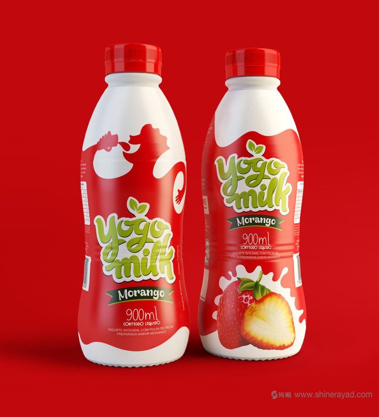 Yogo Milk 自然發(fā)酵酸奶包裝設(shè)計(jì)欣賞-上海包裝設(shè)計(jì)公司1