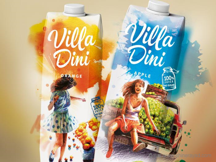 上海包裝設(shè)計(jì)-Villa Dini 水墨風(fēng)格水果飲料包裝設(shè)計(jì)插畫設(shè)計(jì)3 上海包裝設(shè)計(jì)-Villa Dini 水墨風(fēng)格水果飲料包裝設(shè)計(jì)插畫設(shè)計(jì)3