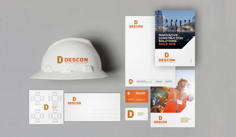Descon 建筑工業(yè)公司品牌VI設(shè)計(jì)-上海VI設(shè)計(jì)公司