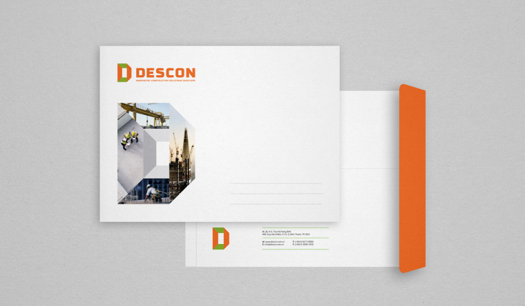 Descon 建筑工業(yè)公司品牌VI設(shè)計(jì)-上海VI設(shè)計(jì)公司