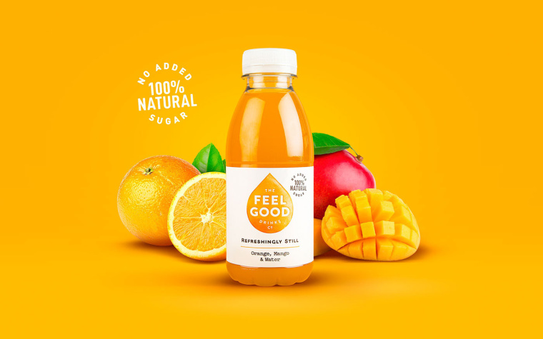 真誠風格 Feel Good 果汁飲料包裝設(shè)計品牌推廣