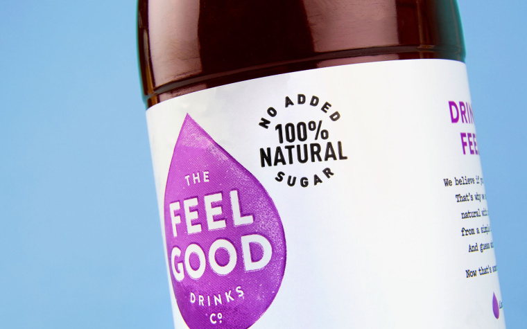 純凈自然風格 Feel Good 果汁飲料包裝設(shè)計品牌推廣