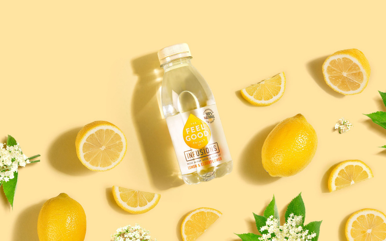 純凈自然風格 Feel Good 果汁飲料包裝設(shè)計品牌推廣