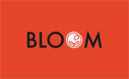 BLOOM品牌設(shè)計(jì)機(jī)構(gòu)圓形花朵標(biāo)志設(shè)計(jì)