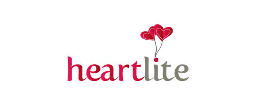 表達(dá)愛(ài)情愛(ài)心的心形logo設(shè)計(jì)-HEARTLITE 花朵心logo 表達(dá)愛(ài)情愛(ài)心的心形logo設(shè)計(jì)-HEARTLITE 花朵心logo