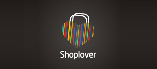 表達(dá)愛(ài)情愛(ài)心的心形logo設(shè)計(jì)-SHOPLOVER愛(ài)心購(gòu)物 表達(dá)愛(ài)情愛(ài)心的心形logo設(shè)計(jì)-SHOPLOVER愛(ài)心購(gòu)物