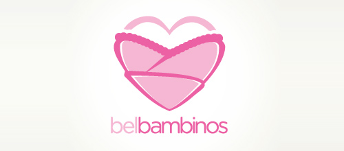 表達(dá)愛(ài)情愛(ài)心的心形logo設(shè)計(jì)-BELBAMBINOS 表達(dá)愛(ài)情愛(ài)心的心形logo設(shè)計(jì)-BELBAMBINOS