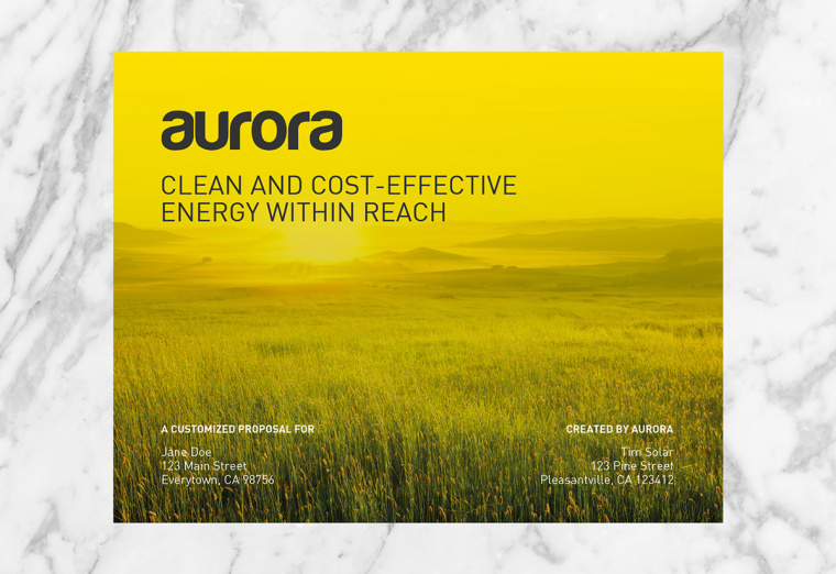 AURORA 太陽能公司PPT演示模板設(shè)計-上海品牌設(shè)計公司