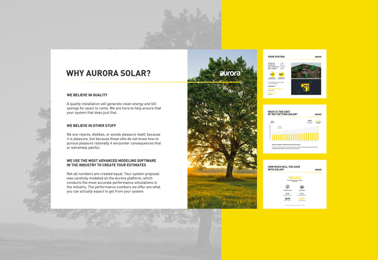 AURORA 太陽能公司PPT演示模板設(shè)計-上海品牌設(shè)計公司