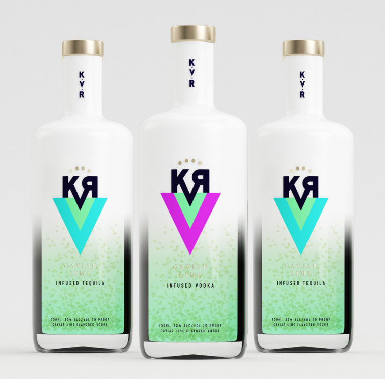 KVR酒精飲料品牌設計包裝設計,互補色箭頭符號,讓包裝超有識別性 KVR酒精飲料品牌設計包裝設計,互補色箭頭符號,讓包裝超有識別性