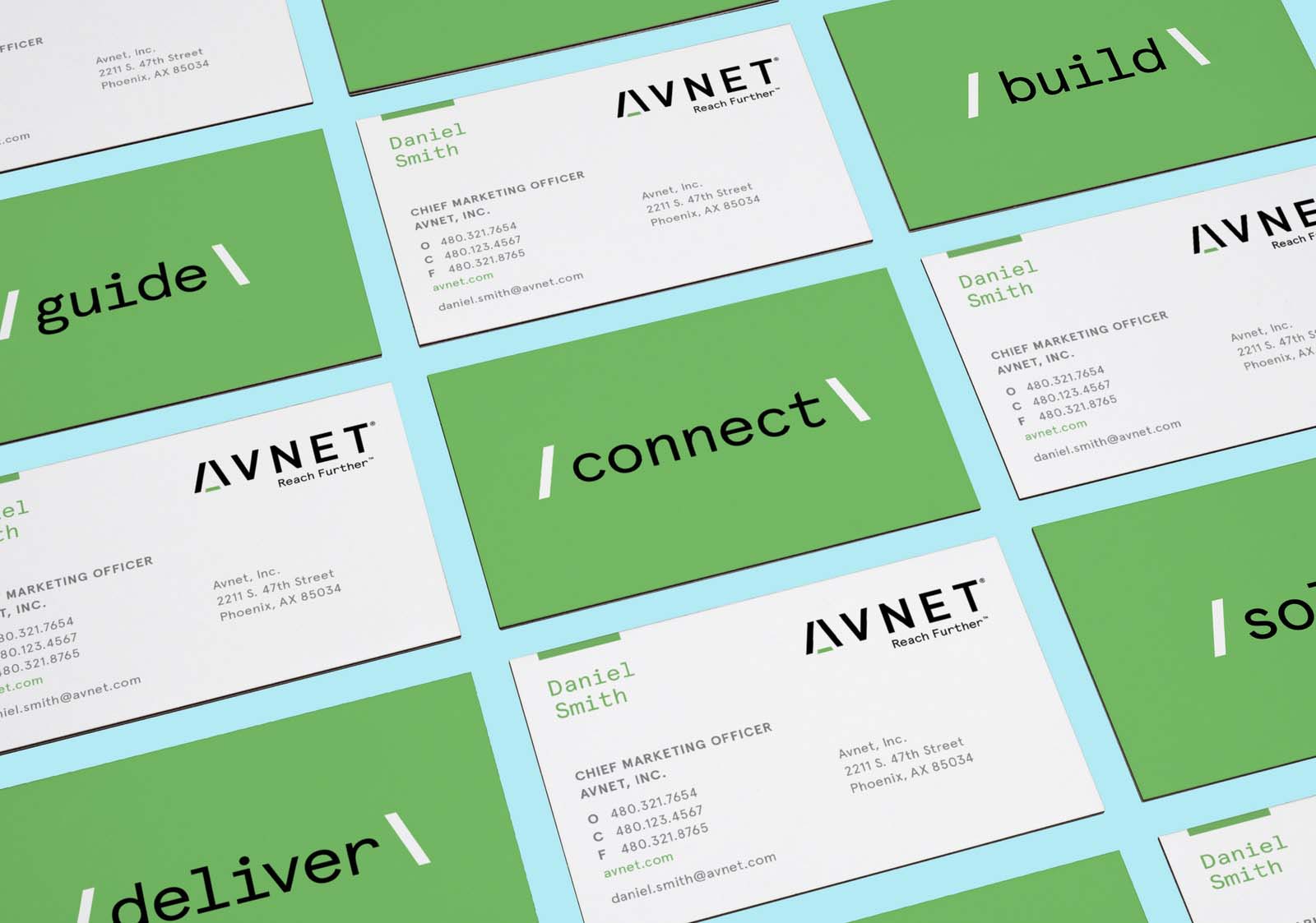 AVNET電子元件集團(tuán)新品牌logo與視覺形象VI設(shè)計(jì)