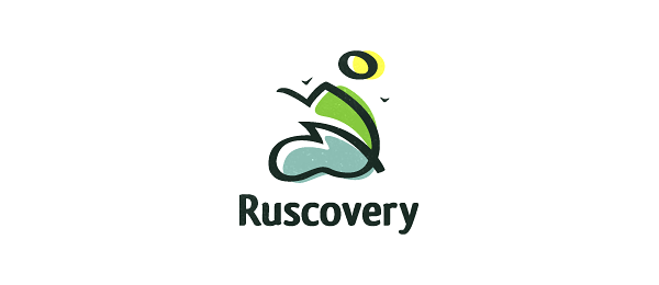 創(chuàng)意太陽logo設計靈感-旅行標志Ruscovery 創(chuàng)意太陽logo設計靈感-旅行標志Ruscovery