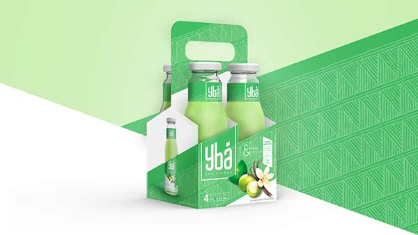 引用神話色彩和水果結(jié)合的Ybá冰茶飲料包裝設(shè)計欣賞