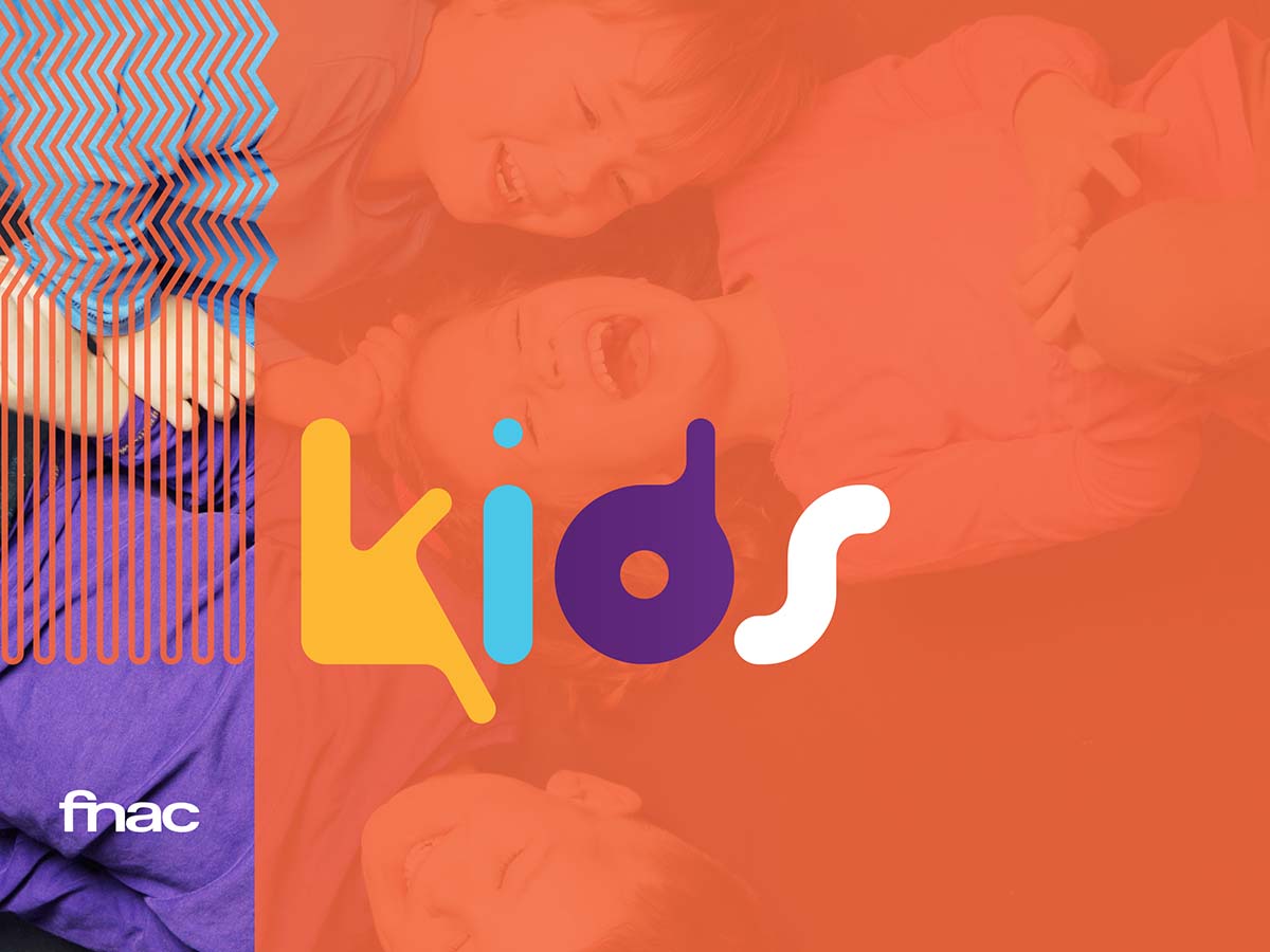 多彩動(dòng)態(tài)插畫表現(xiàn)的 Fnac Kids兒童服裝品牌視覺形象設(shè)計(jì)