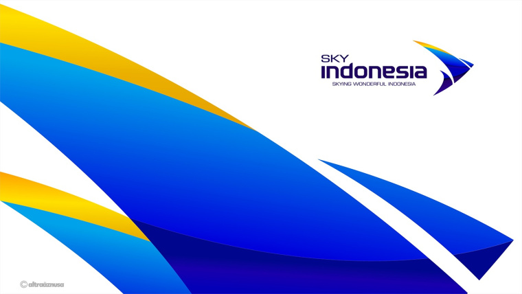 SKY INDONESIA航空公司logo設計:代表印尼航空安全\精準\效率文化\友好的箭鳥logo SKY INDONESIA航空公司logo設計:代表印尼航空安全\精準\效率文化\友好的箭鳥logo