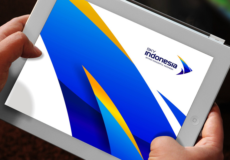 SKY INDONESIA航空公司logo設計:代表印尼航空安全\精準\效率文化\友好的箭鳥logo SKY INDONESIA航空公司logo設計:代表印尼航空安全\精準\效率文化\友好的箭鳥logo