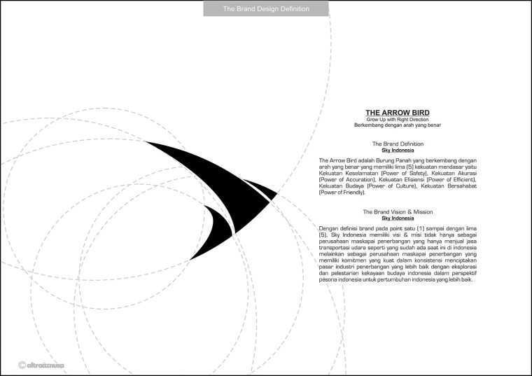 SKY INDONESIA航空公司箭鳥logo設計-logo標準化制圖設計 SKY INDONESIA航空公司箭鳥logo設計-logo標準化制圖設計