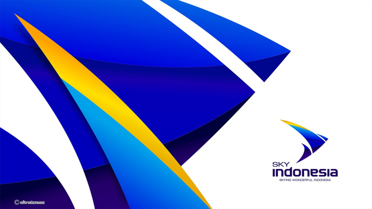SKY INDONESIA航空公司logo設計:代表印尼航空安全\精準\效率文化\友好的箭鳥logo SKY INDONESIA航空公司logo設計:代表印尼航空安全\精準\效率文化\友好的箭鳥logo